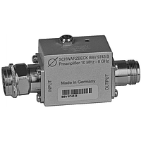 Schwarzbeck BBV 9743 B Broadband Preamplifier (10 MHz – 6 GHz, +28 dB)