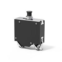 E-T-A Circuit Breakers 452-K34-LN2-S1-100A Thermal-Magnetic Single pole high performance thermal-magnetic circuit breaker, with tease-free, trip-free, snap action mechanism and push/pull on/off actuation (M-type TM CBE to EN 60934). An indicator band on the push button clearly shows the tripped/off position.