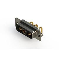 EDAC 629-3WK3640-1TA Mixed Contact D-Sub Connectors Right-angle Power Combo D-Sub Connector