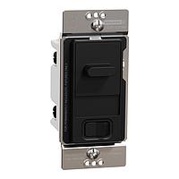 Square D SQR22603BK Dimmer SLIDE DUAL-LD DIMMER 600W RESI SNGL POL BK