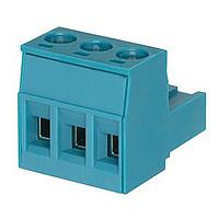 Same Sky (formerly CUI Devices) TBP04P1-500-06BE Plugs 2 24 Poles, Pluggable, Horizontal, 5.0 Pitch, 28 12 (AWG), Terminal Block