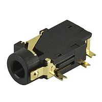 Same Sky (formerly CUI Devices) SJ2-25994B-SMT-TR Phone Connectors 2.5mm gold terminal 4conductr Tip switch