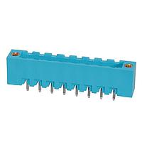 Same Sky (formerly CUI Devices) TBP01R2W-508-08BE Headers Terminal block, pluggable, w screw lock, 5.08, receptical, 8 pole, blue