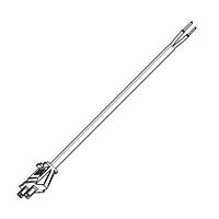 Volex 40230 9 No Receptacle Power Cord 18/2 SVT 30ft 1-15P ROJ VACUUM