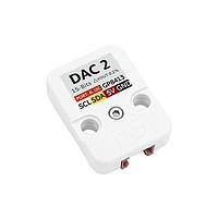 M5Stack U012-B Digital-to-Analog Signal Conversion Units DAC2 Unit is an I2C digital-to-analog signal conversion unit.