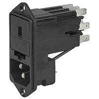 Schurter KE10.6100.151 Inlets IEC Applince Inlet C14, Screw in mounting, 2-pole, *Fuse Drawer not Included*