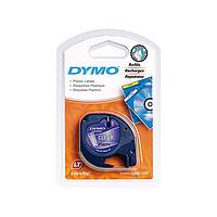 DYMO 63020745 LetraTag Clear Plastic Tape (12mm x 4m)