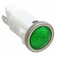 VCC 1032QD5 Neon Panel Mount Indicators GREEN DIFFUSED 1/2" MOUNTING HOLE