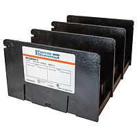 Mersen MPDB69073 Open-Style Power Distribution Block Power Distribution Block,Open Style,Aluminum,Box-Box,3P,1000VAC/DC,380A