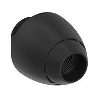 Banner Engineering SA-E12M30 Mount Base Cover Accessory: Mounting base adapter/cover; Material: ABS; 1/2 in NPSM/DN15 pipe and 30 mm (1-3/16 in) drilled hole; Mounting hardware included
