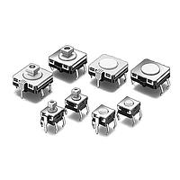 Omron Electronics B3W-1000S Miniature Tct 6x6mm NoGrd Tube Flat 4.3mmH 160OF