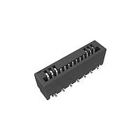 Amphenol FCI HFW13S-2STE1HLF FFC & FPC Connectors 1.00mm Flex Connector, HFW Straight series, 13 Position, Top Entry Surface Mount, Tin plating, Non-ZIF, Halogen-free .