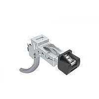 Amphenol Commercial Products DRPC115005040 Cat 6a Cable, Cat6A, Industrial RJ45, 90 deg  bottom exit to pigtail, 26AWG, 0.5m, 50u" gold