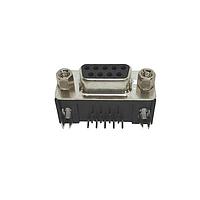 Adam Tech DA15-SL-25 Plug CONN D-SUB RCPT 15POS R/A SLDR