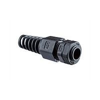 Amphenol LTW CSG-09G003 Cable Glands, Strain Reliefs & Cord Grips Cable Gland, Screw Thread Type, Long Body, Plastic, Black, PG9, Screw Thread, F6.0 - F10.0mm