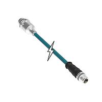 Molex 1203410706 Cat 6a REC M12 CAT6A 8P XC FE STR PUR MA 10M