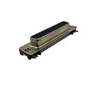 Adam Tech DE09-SS-24 Receptacle CONN D-SUB RCPT 9P SMD R/A SLDR