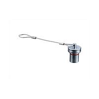 Amphenol LTW CAP-WLKFQME3 Accessories FLOS & FLOS+, Waterproof Cap With Steel Line, Metal, Female Conecctor, Push Pull, IP68