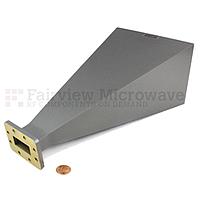 Fairview  SH1137A-20 WR-137 Standard Waveguide Horn With CPR-137F Flange and 20 dB Typical Gain Operating From 5.85 GHz to 8.2 GHz Frequency Range
