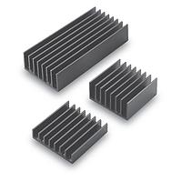Cincon M-C448 DC/DC Converter Stand Alone Heat Sink, Longitudinal Fins, Quarter Brick (Includes: 1 Heatsink - no screws /no washers / no pads)