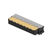 ERNI - TE Connectivity 374719-E Board to Board & Mezzanine Connectors 50-PIN, RIGHT ANGLE, SMT/THR