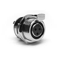 Amphenol Audio AG5FCE Miniature XLR Connector 5 Pole Mini XLR Chassis Mount G Type Female Contacts Vertical PCB Nickel Finish