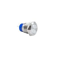 E-Switch ULV4F2BSS3G1 Anti-Vandal Anti-vandal, SPDT, On-(On), Panel Mount, Front, Silver, LED, Red/Green, IP67