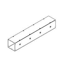Hammond Manufacturing CWSC10120GNK Wire Ducting & Raceways SC WW NO KO 10X10X120-GALV