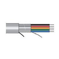 Alpha Wire M9520010 BK005 Communication and Control 20 AWG 1 Conductor Foil 300V PVC, PVC 100 ft Spool - Black