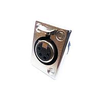 Deltron 702-0400 Panel Sockets NIKL/SILV PANEL 4C