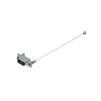 Amphenol CONEC 15-000170 Screen Cap 15P WTR RESISTANT SCREEN CAP FOR MALE D-SUB WITH LANYARD, M3 INS, JACK SCREWS