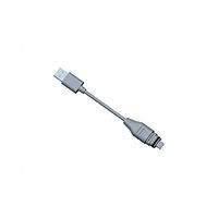 Amphenol LTW UC30ML-NAML-QB001 USB 3.0 USB, Type C Gen1, Plastic, 3A, Male Connector, Straight-to-Straight, Snap-in, Overmolded Double Ended, Length 1000mm, IP68