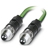 PHOENIX CONTACT 1416693 Fiber Optic Cable Assemblies M12-M12 Cable PCF 200/230um, 5 meters