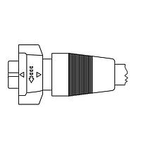 CONXALL CA63802SP07990 Specialized Cables Mini-Con-X Insta-Click 2#16 Socket Straight 79"