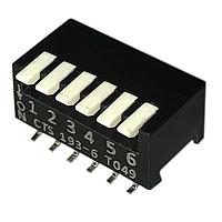 CTS Electronic Components 193-6MSR DIP Switches 6 switch sections SPST