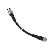 Banner Engineering BC-M12F4-M12M4-22-6 Sensor Cables / Actuator Cables Cordset: Double Ended M12; 4-pin Straight Female; 4-pin Straight Male Connectors; 6 m (19.69 ft) 4x22 Black PVC Jacket; Nickel-Plated Brass Coupling Nuts