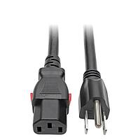 Tripp Lite P007-L06 AC Power Cord w/Lock 6FT LOCKING C13 TO 5-15P PWRCD
