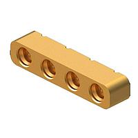 Amphenol SV Microwave 9311-20027 RF Connectors SMPS Male PCB Surface Mount, 4 Port (Glass Seal), FD