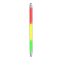 Banner Engineering WLS27CGYR3S-0430DS24Q LED Flexible Strips WLS27 Three Segment Light Strip; Length: 430 mm; Voltage: 24 V dc; Environmental Rating: IP66; IP67; IP69K; Colors: Green, Yellow, Red; Cascadable; 4-pin M12 Integral QD