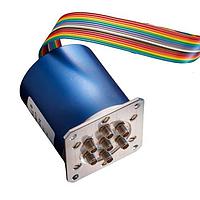Radiall R574G33425 Coaxial Switches SP4T Terminated  Ramses SMA 18GHz Square Flange Latching Indicators 28Vdc TTL Diodes D-sub connector