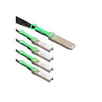 Amphenol Cables on Demand SF-NDAQGF100G-002M Ethernet Cables / Networking Cables QSFP28-4 SFP28 30 AWG 2M