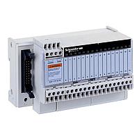 SCHNEIDER ABE7R16S111 Fixed Terminal Blocks TELEFAST 2OUTPUT MOD 16 CHAN-W/EM RELAYS