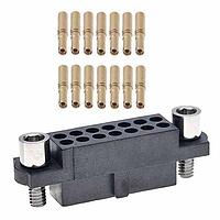 Harwin M80-4811405 Wire Housings 7+7 WAY FMALE CRMP S/BORE W/HEX JS