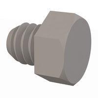 Essentra Components 012520H025 Cap Screw Hex Unslotted Bolt, 1/4-20 Thread, 1/4 Lg