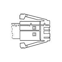 AMP Connectors - TE Connectivity 1-1761187-1 Modular 4 SDL FLAT PLUG ASSY