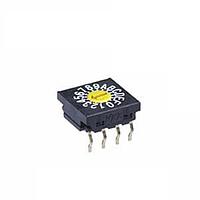 NKK Switches FR01FC16P-S Rotary Switches 10MM HEXADECIMAL 16P COMPLEMENT CODED