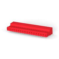 AMP Connectors - TE Connectivity 1-640440-8 Receptacle Housing CONN ASSY 22AWG RED