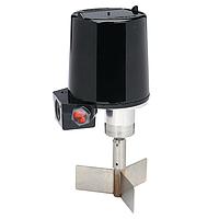 Dwyer PDL-3 Paddle Level Switch, 1 RPM Motor, 1-1/4" NPT, for Bulk Materials (NPT Male Paddle Model 316 SS with half coupling, 1 1/4 in)