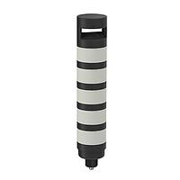 Banner Engineering TL70BYQ Modular Tower Light TL70 Tower Light; Black Housing: 2-Color Indicator; Voltage: 12-30 V dc; Environmental Rating: IP65; Input: Bimodal; Colors: Blue Yellow; 5-pin M12 Integral QD