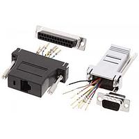 MH Connectors MHDA25-PMJ6-K D-Sub Adapters & Gender Changers 25 WAY MALE TO RJ11 ADAPTOR